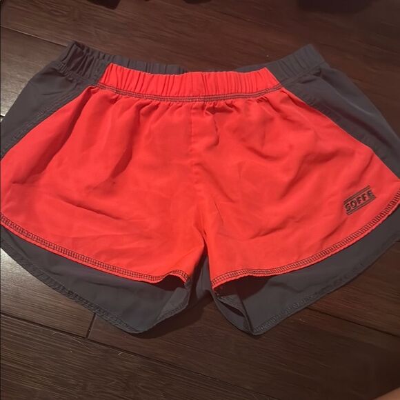 Soffe Red and Gray Athletic Shorts - LIKE NEW - Running Short - Light Weight - Picture 1 of 4